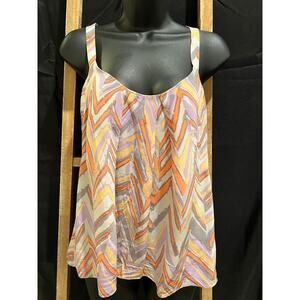 Maiya Pastel pattern halter Top M